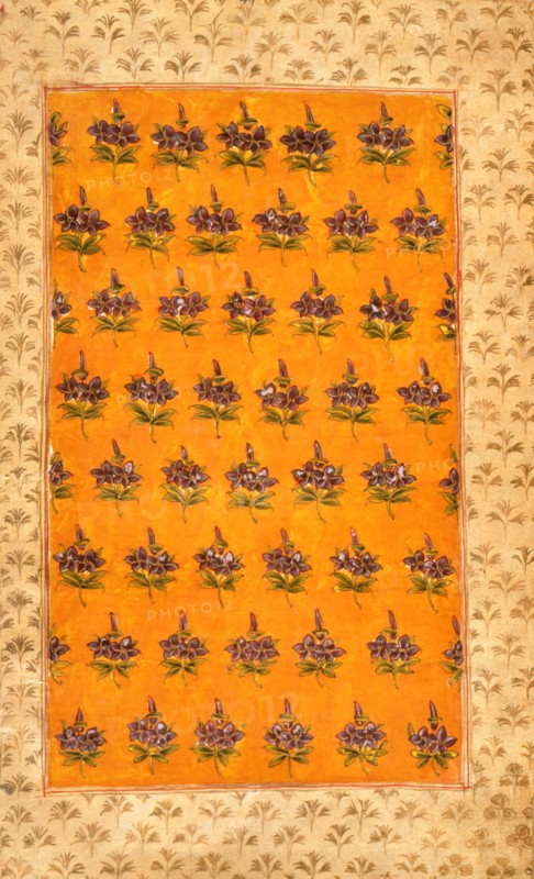 Textile design. India, 18th century