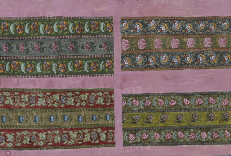 Textile designs. India, 18th century