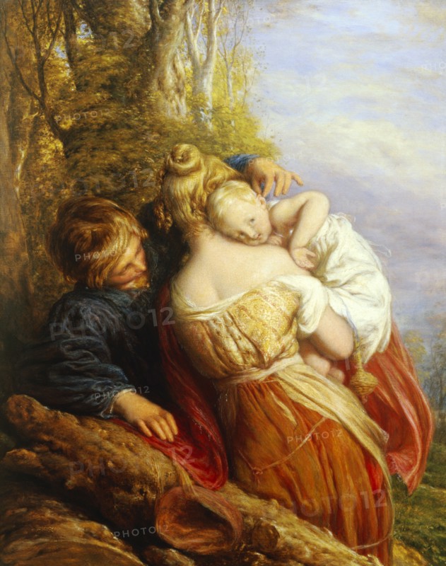 Pinching The Ear, by William Mulready. Ireland, 1836