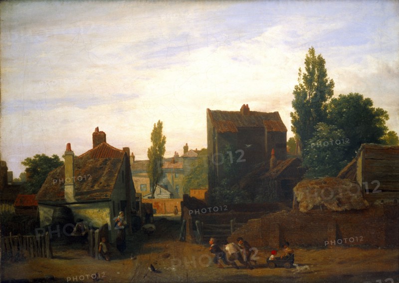 The Mall, Kensington Gravel Pits, by William Mulready. Ireland, 19th century