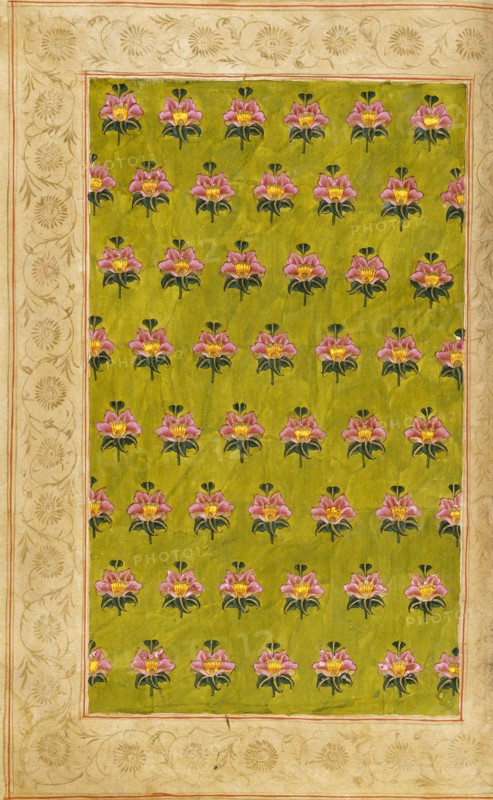 Textile design. India, 18th century