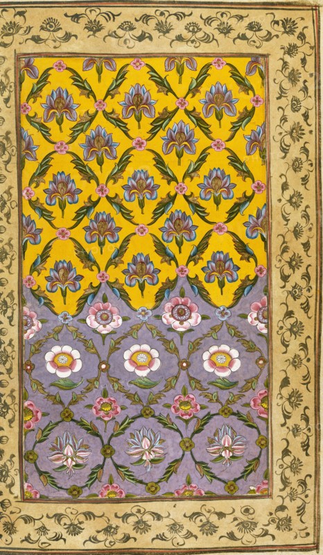 Textile design. India, 18th century