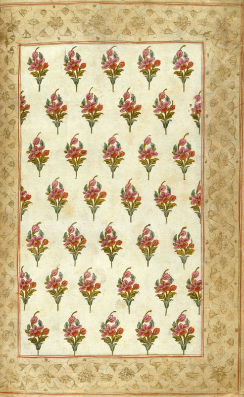 Textile design. India, 18th century