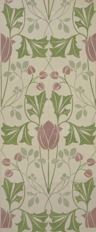 Wallpaper, by Lindsay P. Butterfield. England, early 20th century