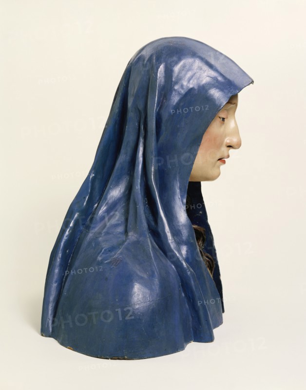 The Virgin of Sorrows, by José de Mora. Granada, Spain, late 17th century
