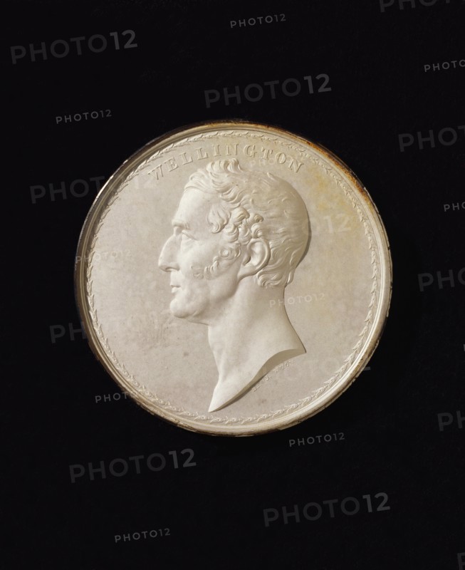Medal showing portrait of The Duke of Wellington. France, 19th century