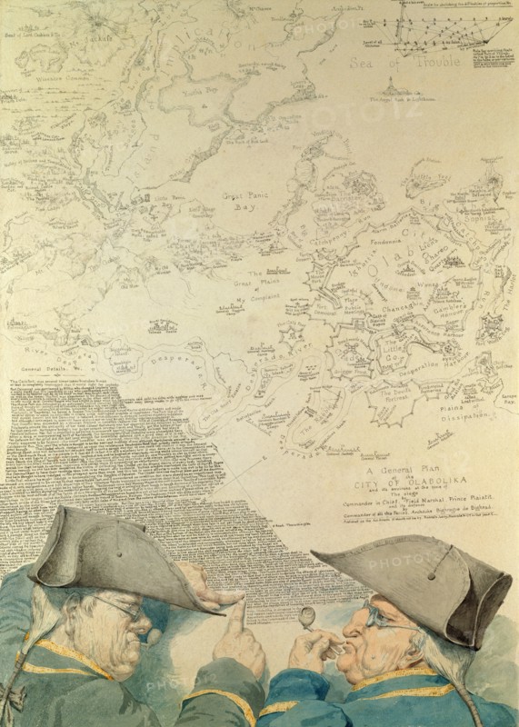Sketch to illustrate the Palsions patriotism, by Richard Dadd. England, mid-19th century