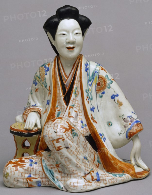 Figure of a Seated Courtesan. Arita, Japan, 19th century