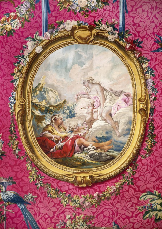 Aurora and Cephalus from the tapestry at Osterley Park House. London, England, 18th century