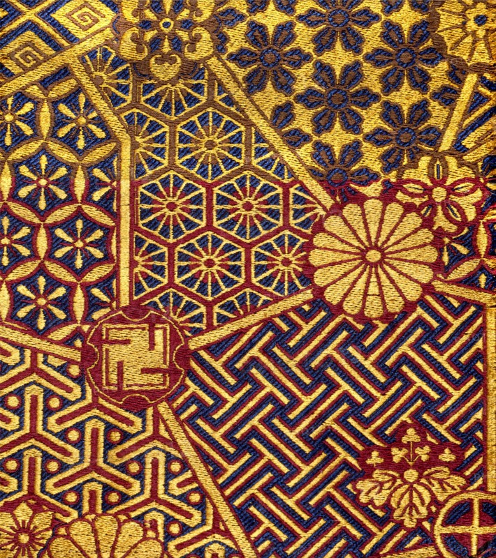 Furnishing fabric, by Edward William Godwin. England, 19th century