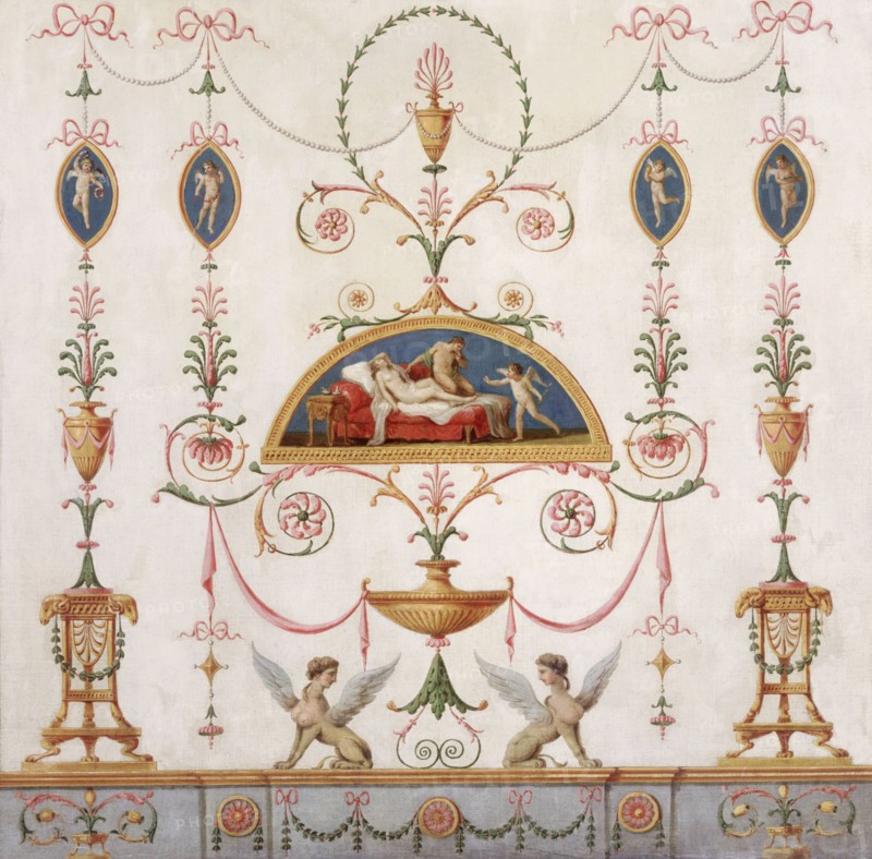 Chimney board, by Robert Adam. England, 18th century