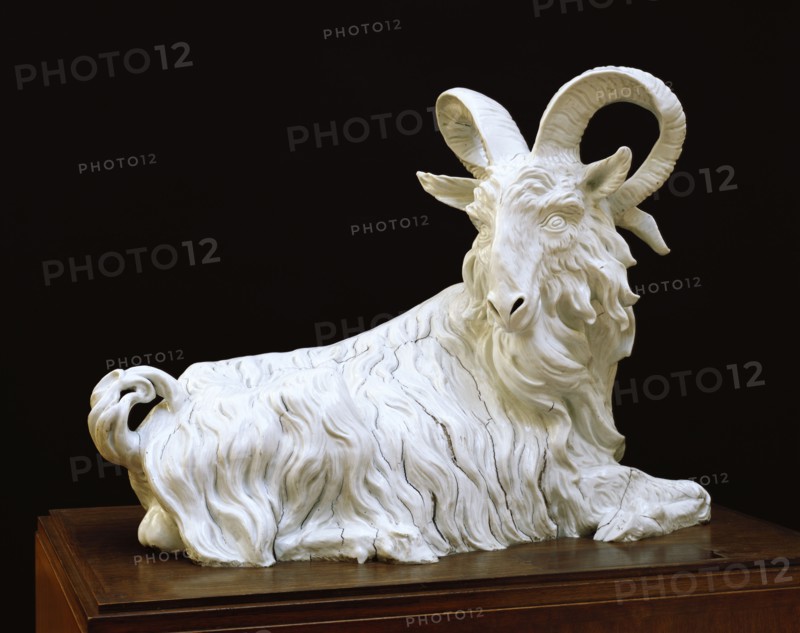 Goat, by J.J. Kaendler. Meissen, Germany, 1732
