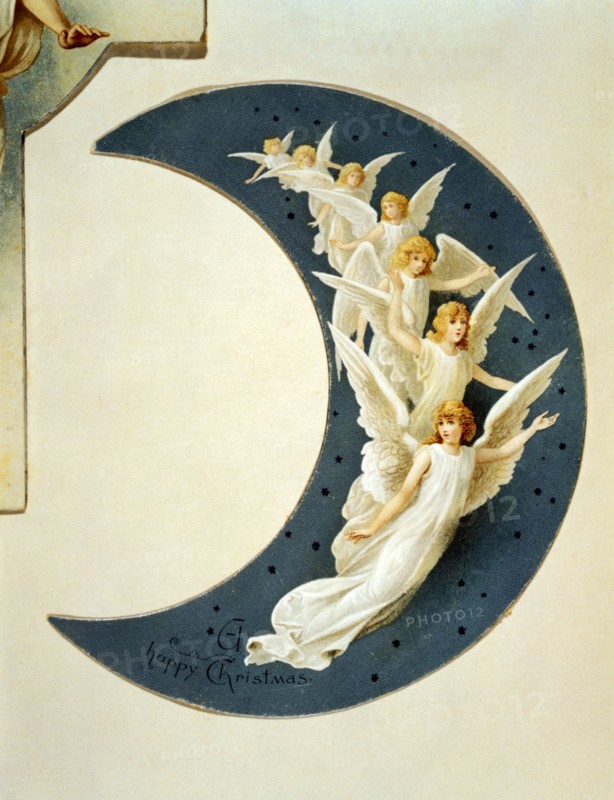 Christmas Card. England, 19th century