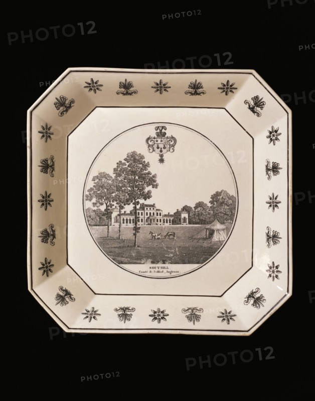 Dish. Creil, France, 19th century