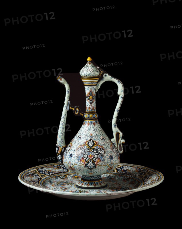 Dish and Ewer, by Leon Parvillee. Paris, France, 1870