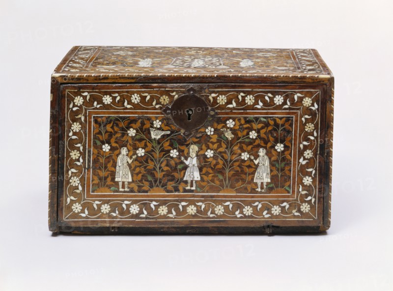 Fall front cabinet. West India, early 17th century