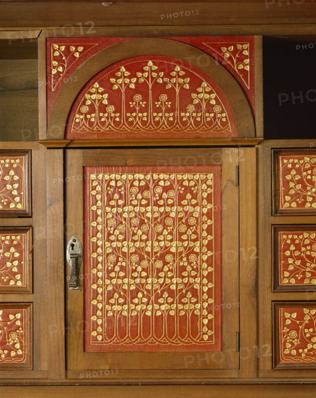 Cabinet, detail, by C.R. Ashbee. England, 20th century