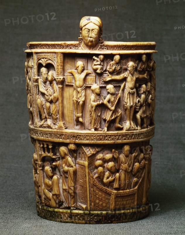Basilewsky Situla; holy water bucket or situla. Milan, Italy, 980 AD