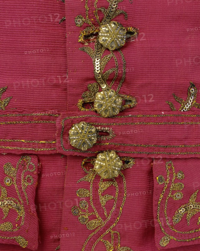 Lady's waistcoat, detail. England, late 18th century