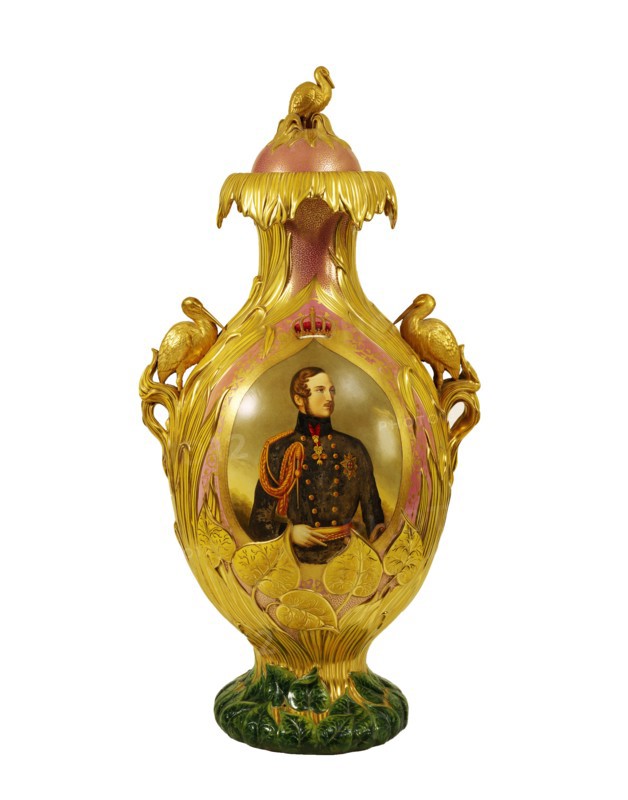 Vase, by Charles Meigh & Son. Stoke-on-Trent, England, 19th century