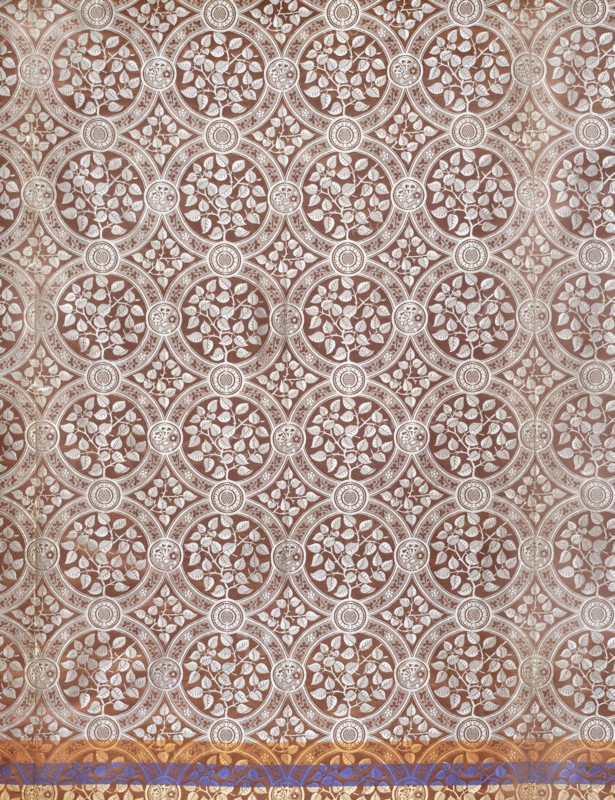 Small Syringa, furnishing fabric, by Edward William Godwin. England, 19th century