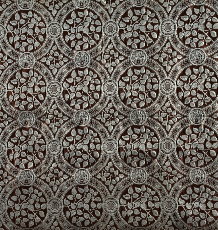 Woven silk, by Edward William Godwin. England, 19th century