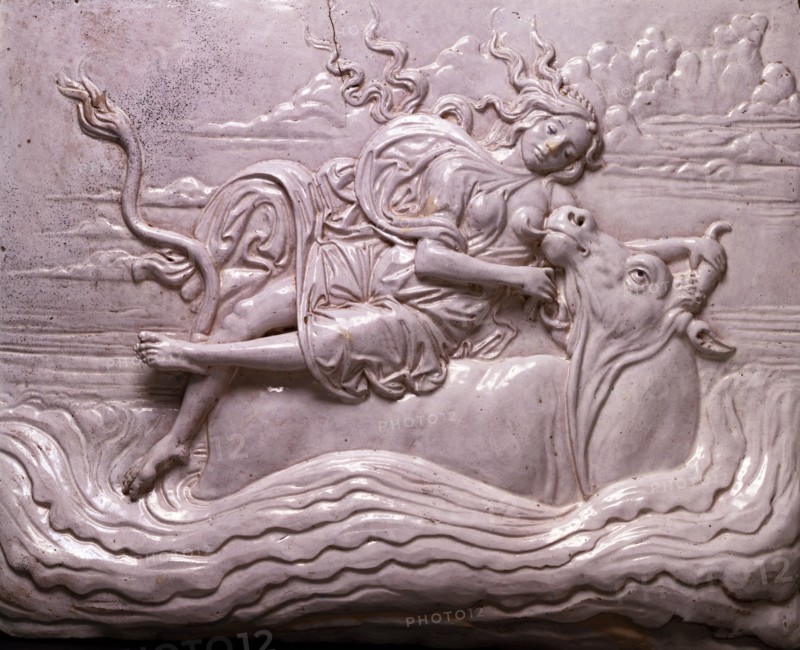 The Rape of Europa, by Andrea Verrochio. Florence, Italy, 15th century