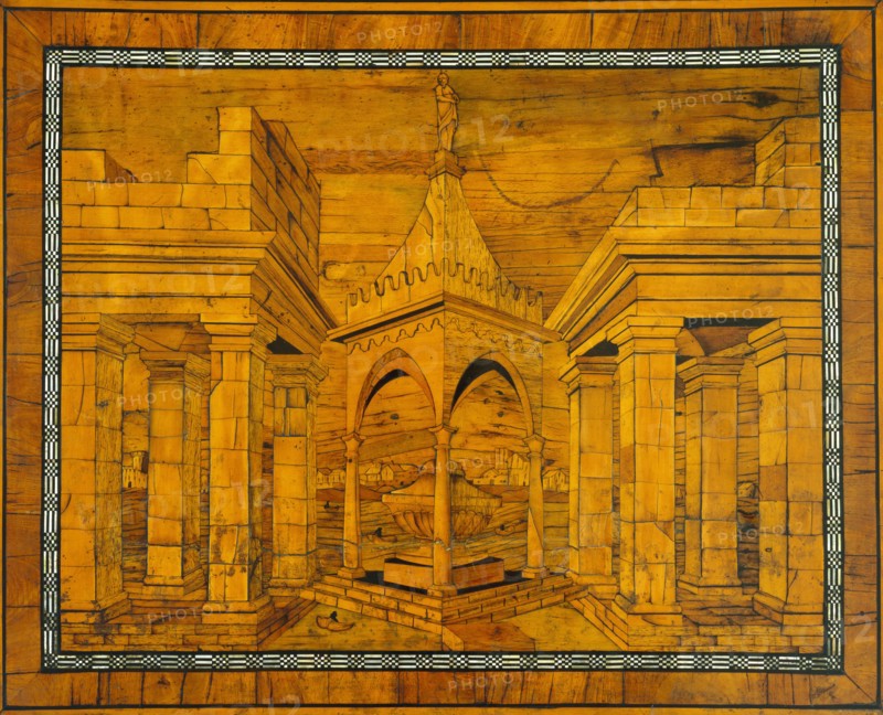 Work table, by The Revelli Workshops. Turin, Italy, late 18th century
