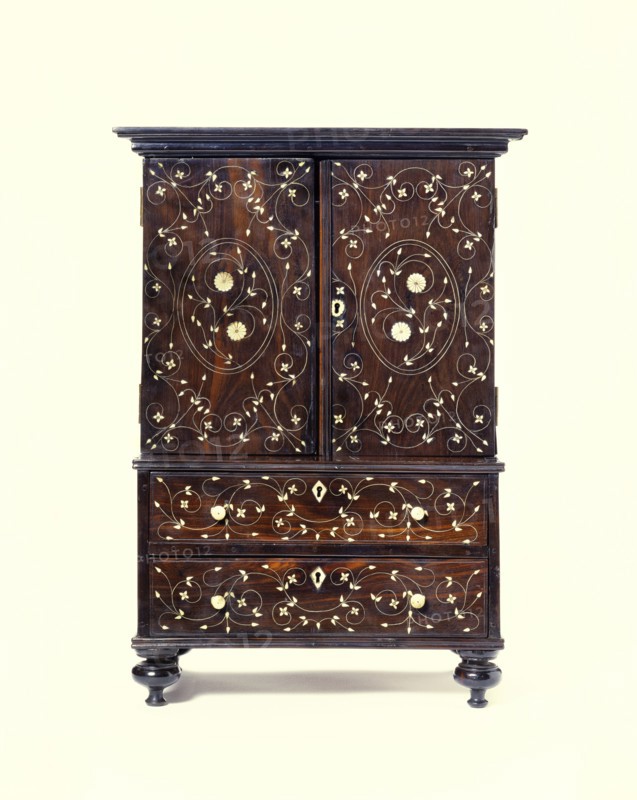 Miniature wardrobe. Monghyr, India, late 19th century