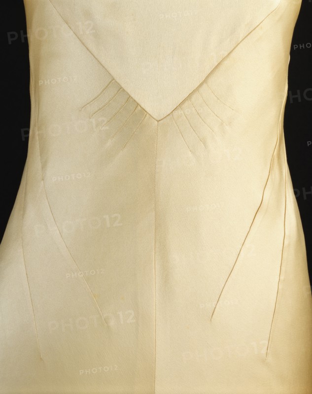 Wedding Dress, detail, by Charles James. USA, 1934. EDITORIAL USE ONLY. 
Londres, Victoria & Albert Museum
Londres, Victoria and Albert Museum