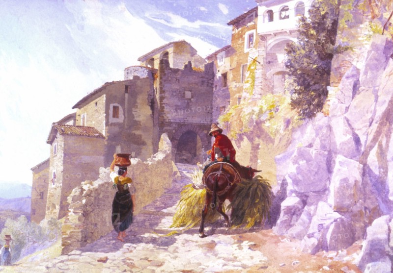 Fripp, Le monastère de San Rocco à Olevano