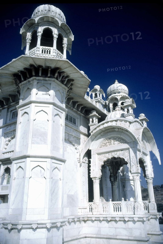 Le cénotaphe Jaswant Thada
Jodhpur, l'ouest du Rajasthan, Inde.