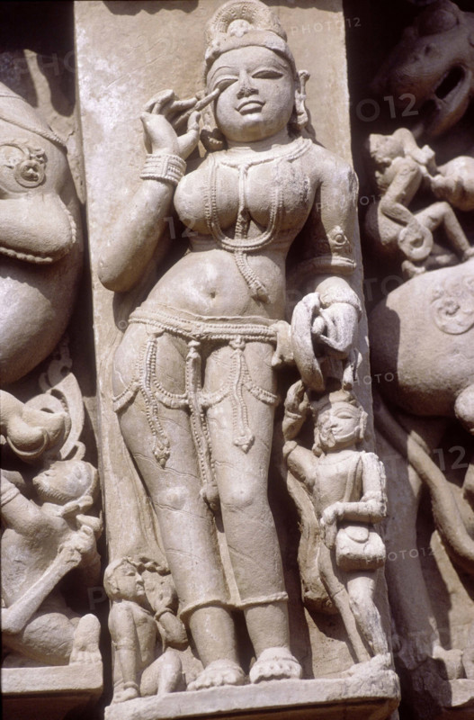 Surasundari sculpture, Parsvanatha Temple, Khajuraho, India