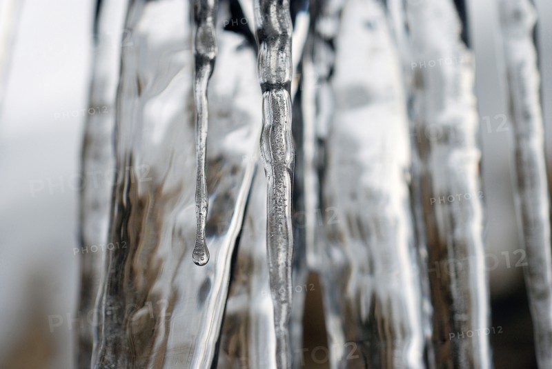 Frozen waterfall