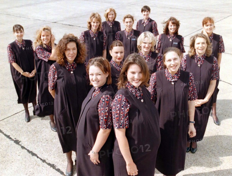 Pregnant British Airways Stewardesses