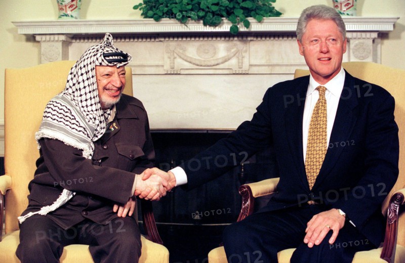 Yasser Arafat Visits White House