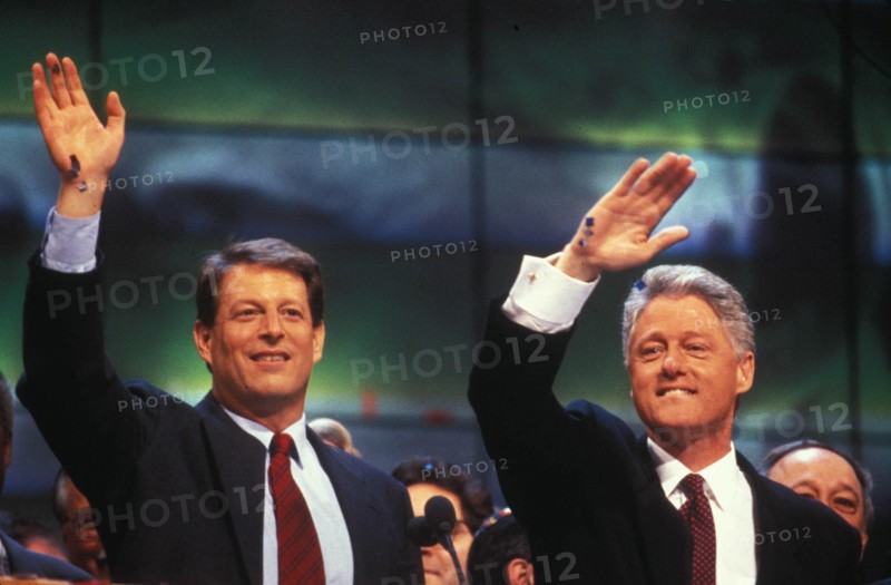 Al Gore With Bill Clinton