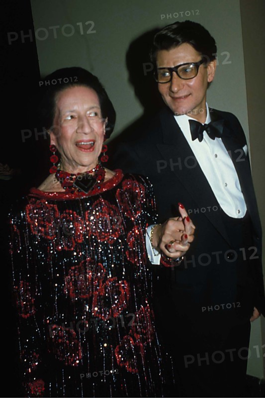 Diana Vreeland and Yves Saint Laurent