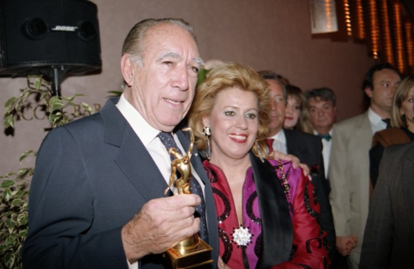 Anthony Quinn and his wife Jolanda Addolori