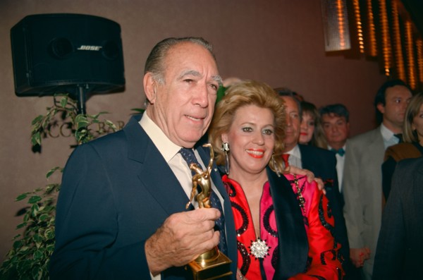 Anthony Quinn and his wife Jolanda Addolori
