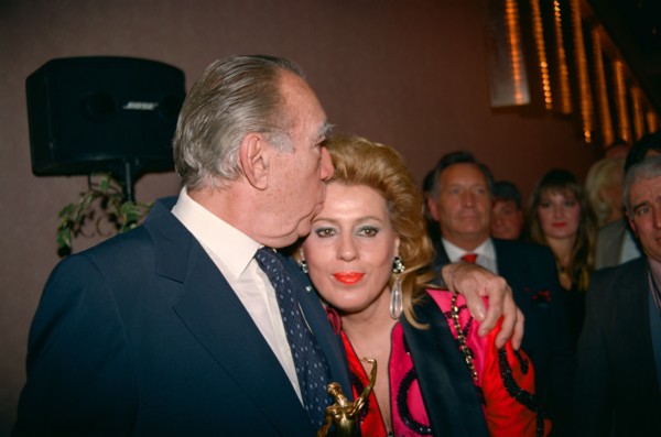 Anthony Quinn and his wife Jolanda Addolori