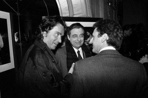 François Périer and Daniel Auteuil, 1986