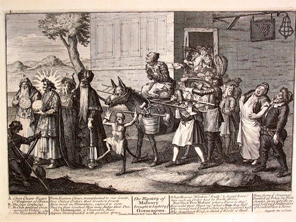 The Mystery of Freemasonry brought to light by the Gormagons, William Hogarth