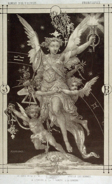 Rousseaux and Grandjean, Frontispiece from 'The Golden Branch' by Eleusis