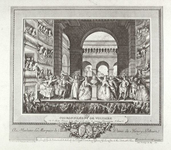 Coronation of Voltaire on 30th March 1778