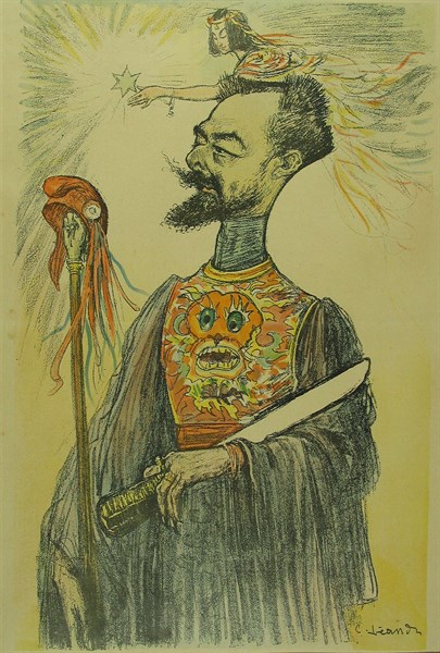 Léandre, Dessin antimaçonnique
