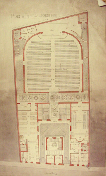 Plans du Grand Orient de France, Rez-de-chaussée