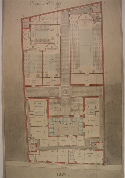Plans du Grand Orient de France, 4e étage