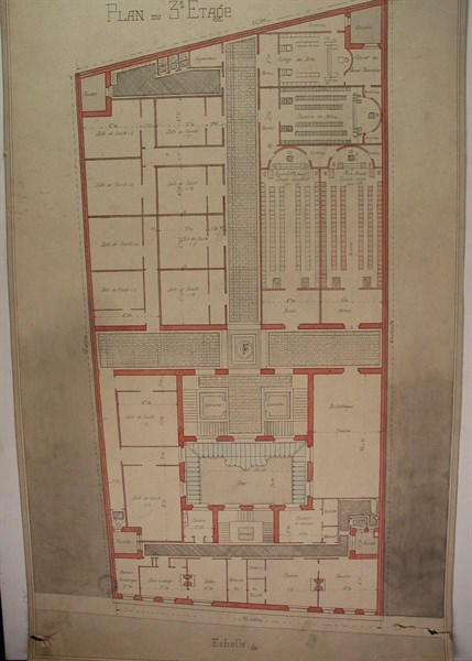 Plans du Grand Orient de France, 3e étage