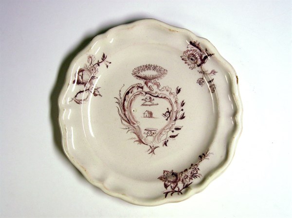 Faience plate.